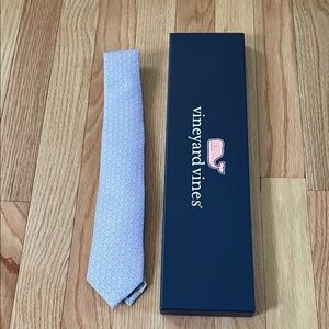 Vineyard Vines Light Blue Geometric Men's Tie